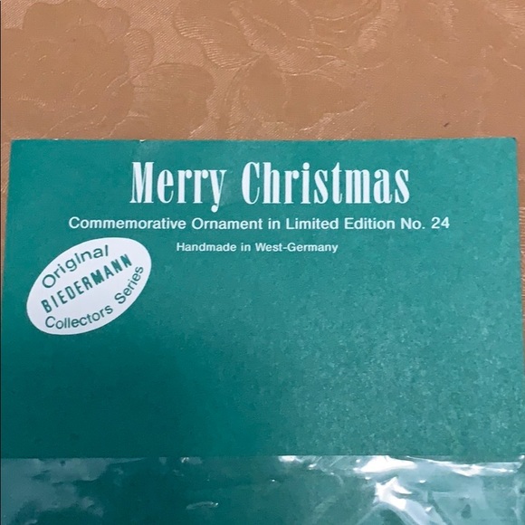 Biedermann Holiday Vintage Biedermann Brass Christmas Ornament 993